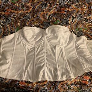 Dominique Underwire Bustier 40 DD White & great shape